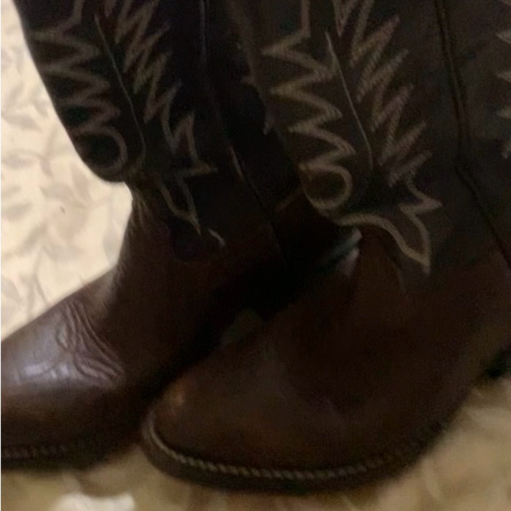 Brown Western Cowboy Boots